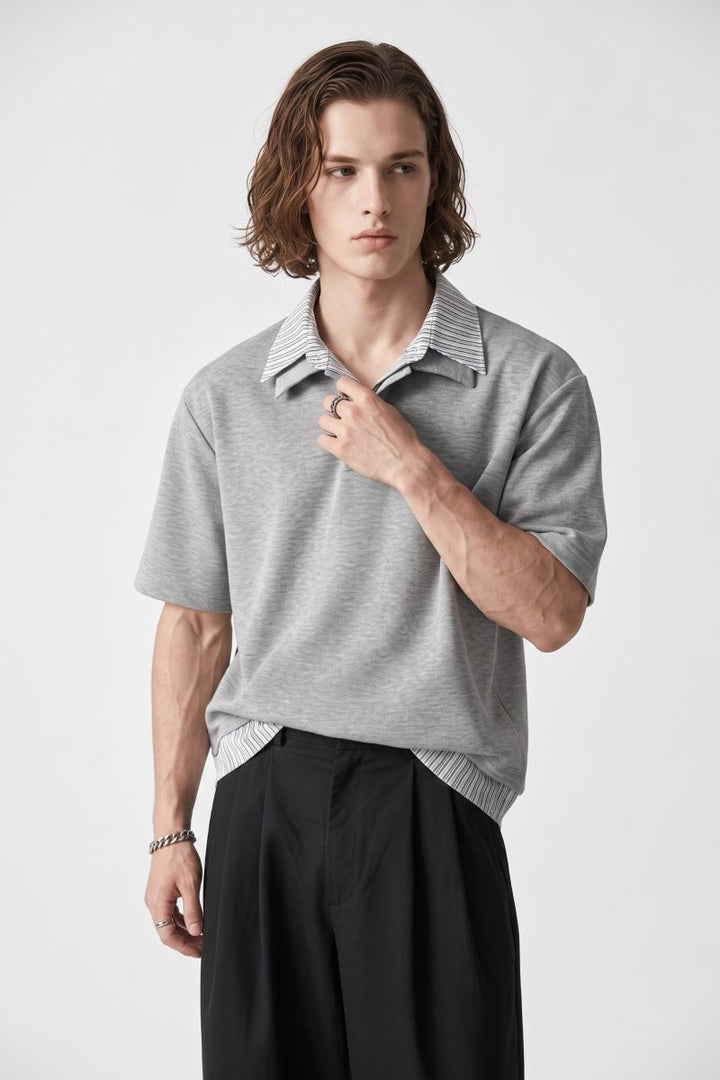 Grey Polo Shirt  na2521