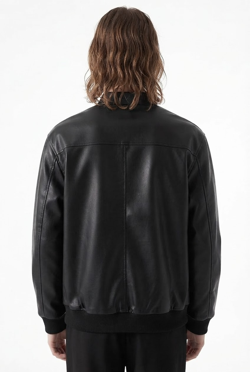 Faux Leather Jacket na2764