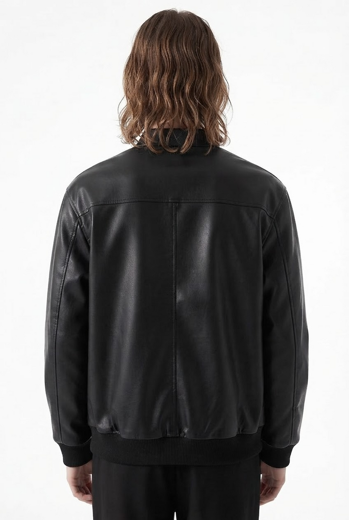 Faux Leather Jacket na2764