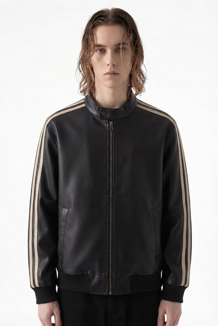 Faux Leather Jacket na2764