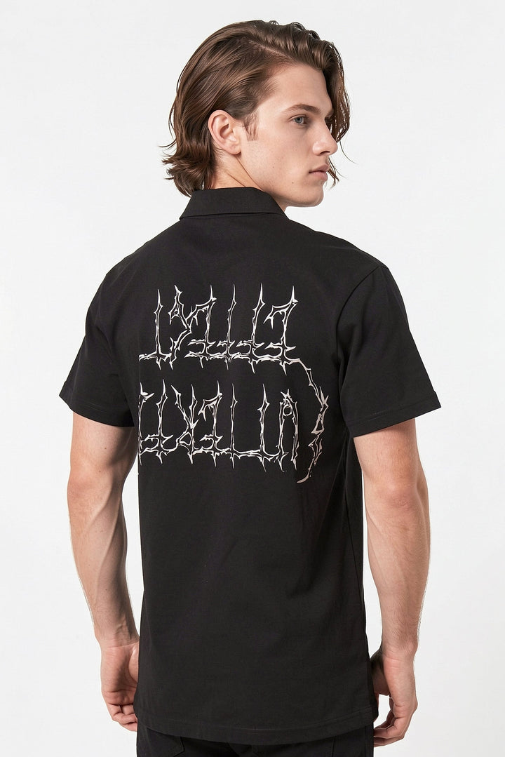 Graphic Zip Tee na2717
