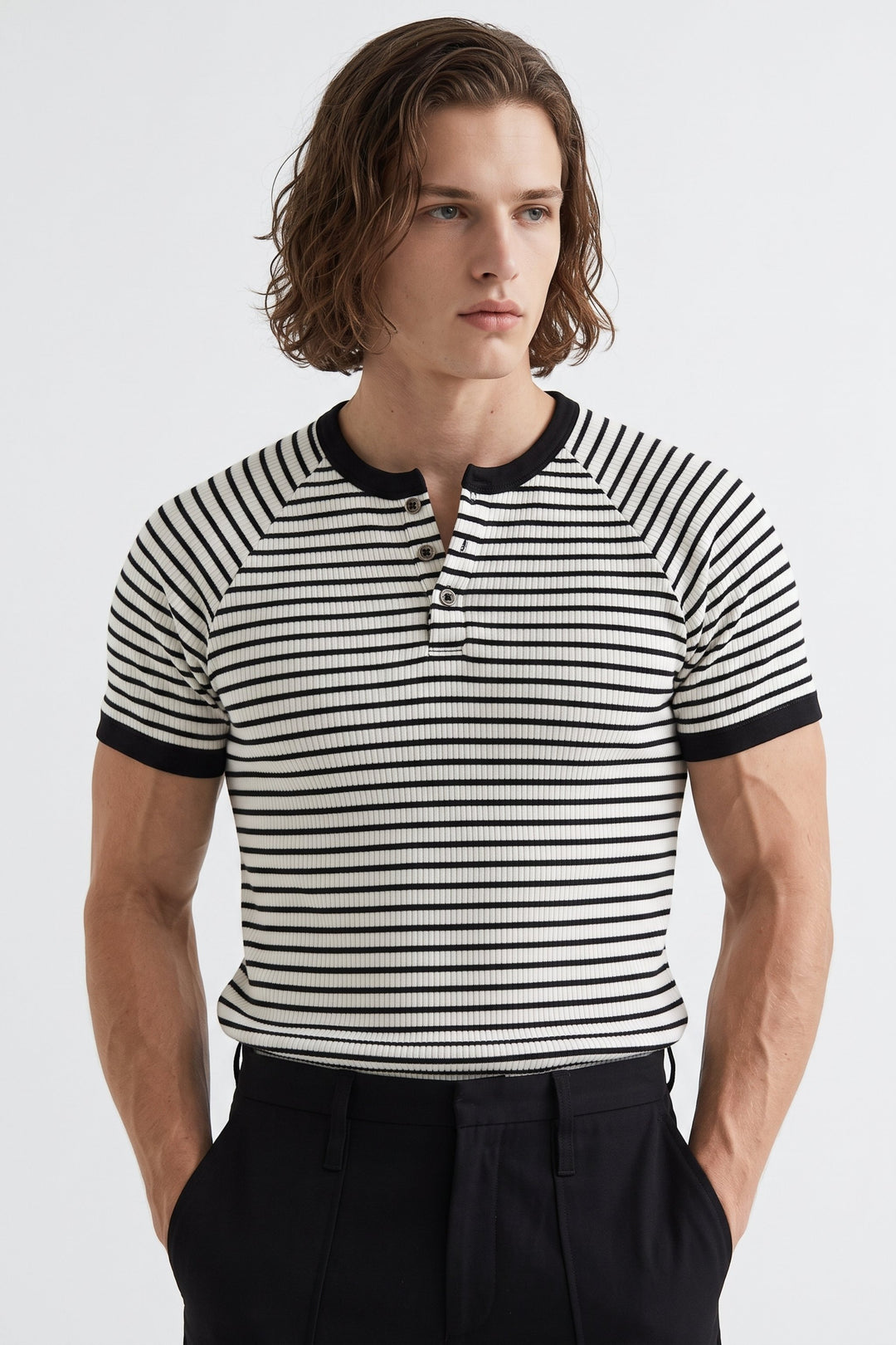 Ribbed Knit Top na2651