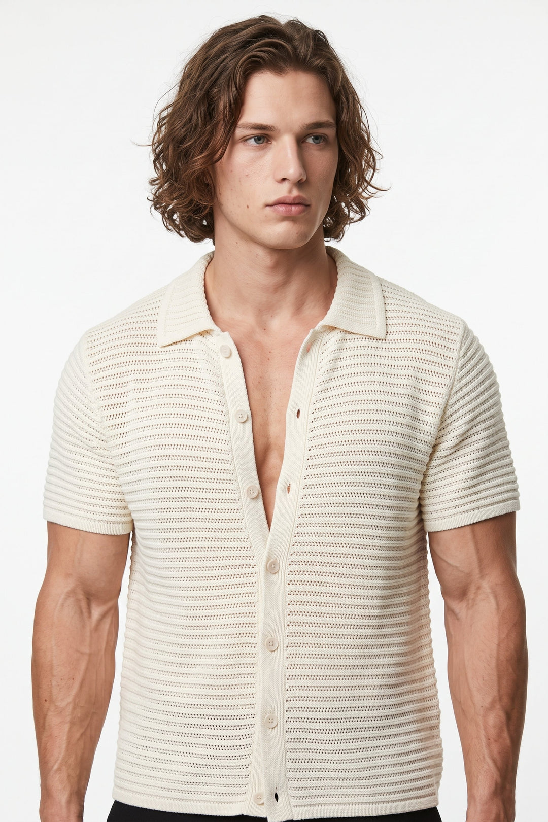 Open Knit Shirt na2703
