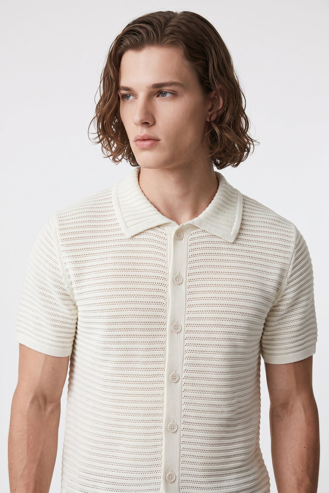 Open Knit Shirt na2703