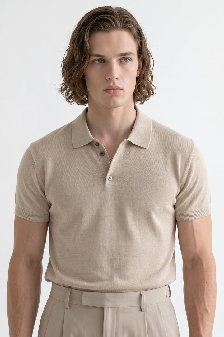 Knit Polo Shirt  na2644