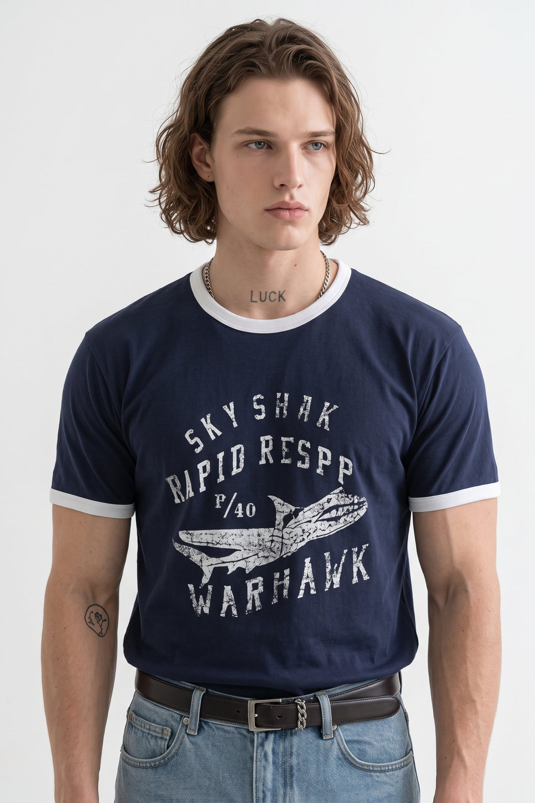 Graphic Ringer Tee na2641