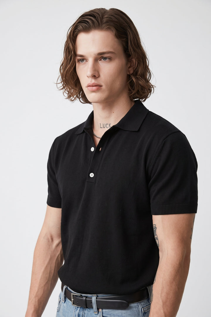 Knit Polo Shirt  na2644