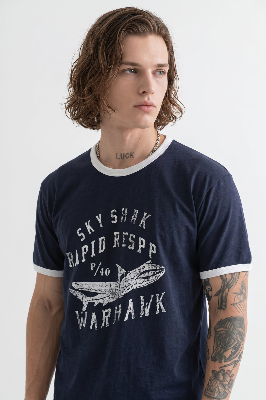 Graphic Ringer Tee na2641