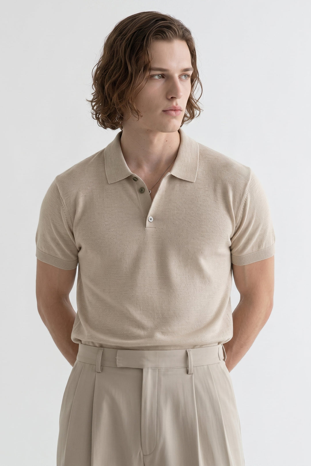 Knit Polo Shirt  na2644
