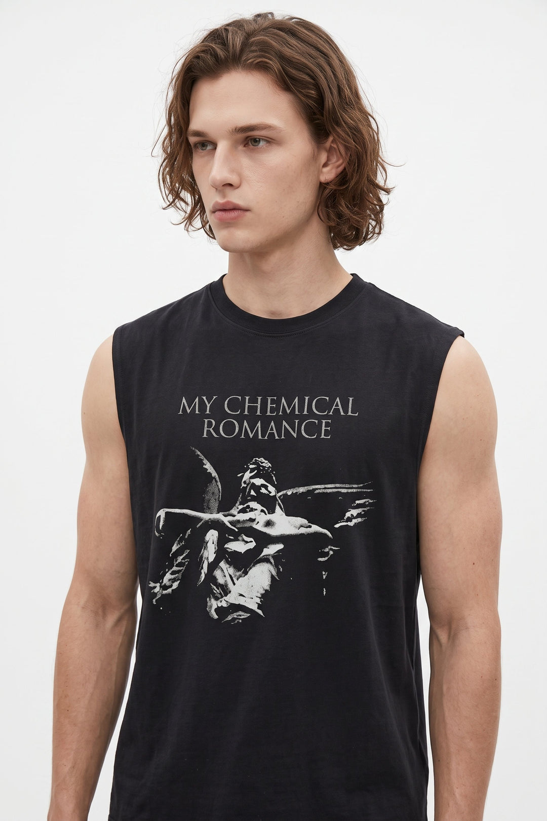 Graphic Sleeveless Tee na2565