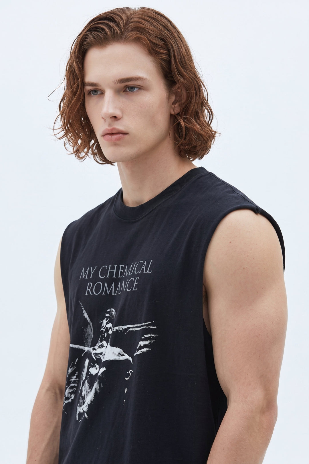Graphic Sleeveless Tee na2565