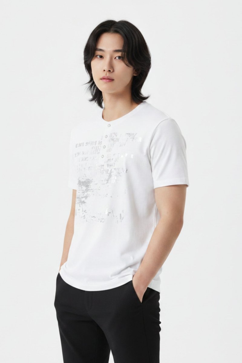 Henley T-shirt  na2560