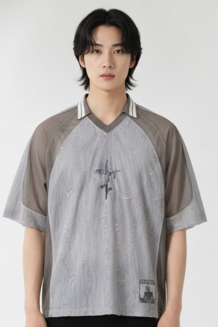 Mesh Polo Shirt  na2554