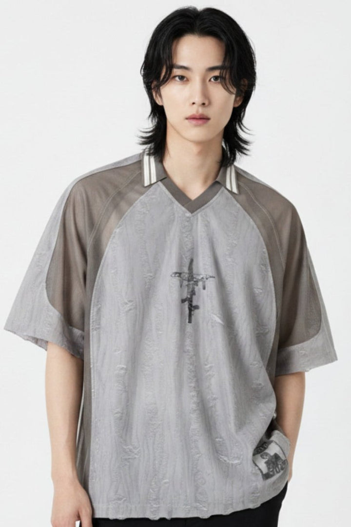 Mesh Polo Shirt  na2554