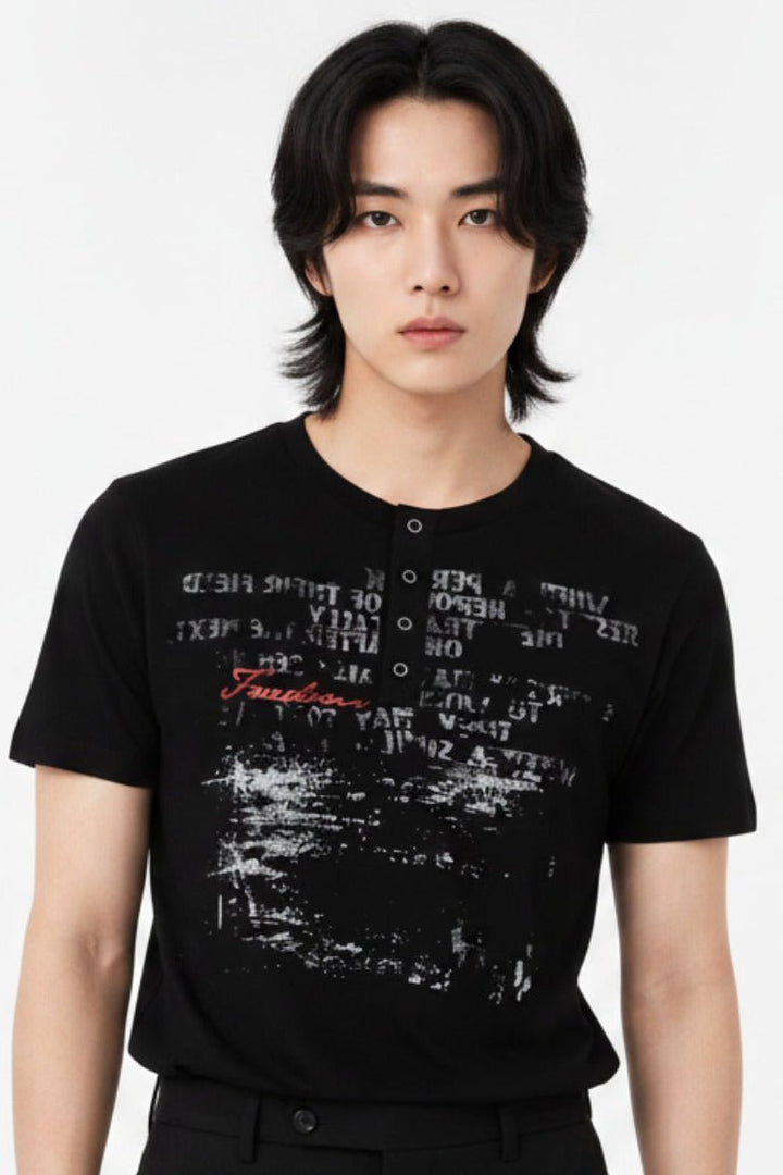Henley T-shirt  na2560