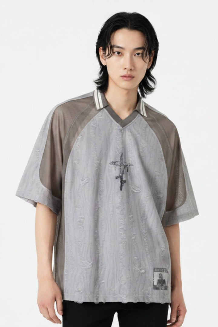 Mesh Polo Shirt  na2554