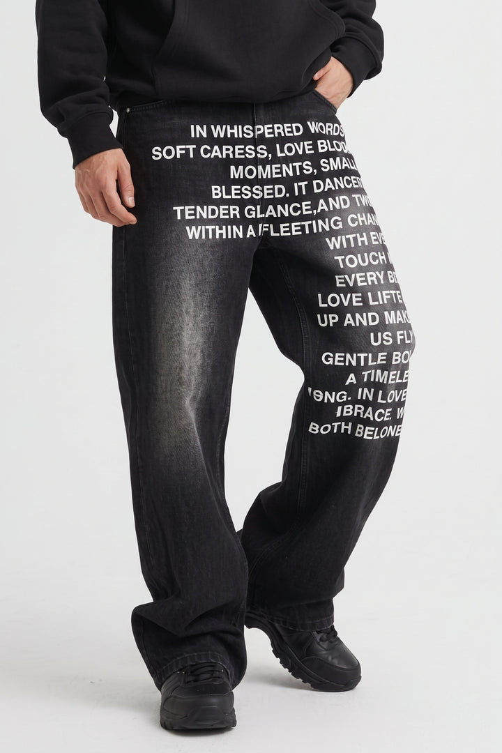 Printed Jeans  na2625