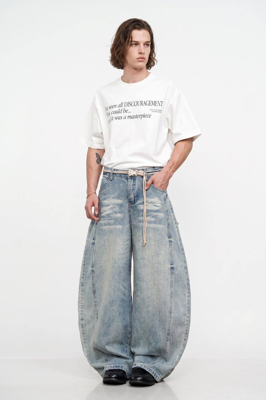 Washed Black Denim  na2681