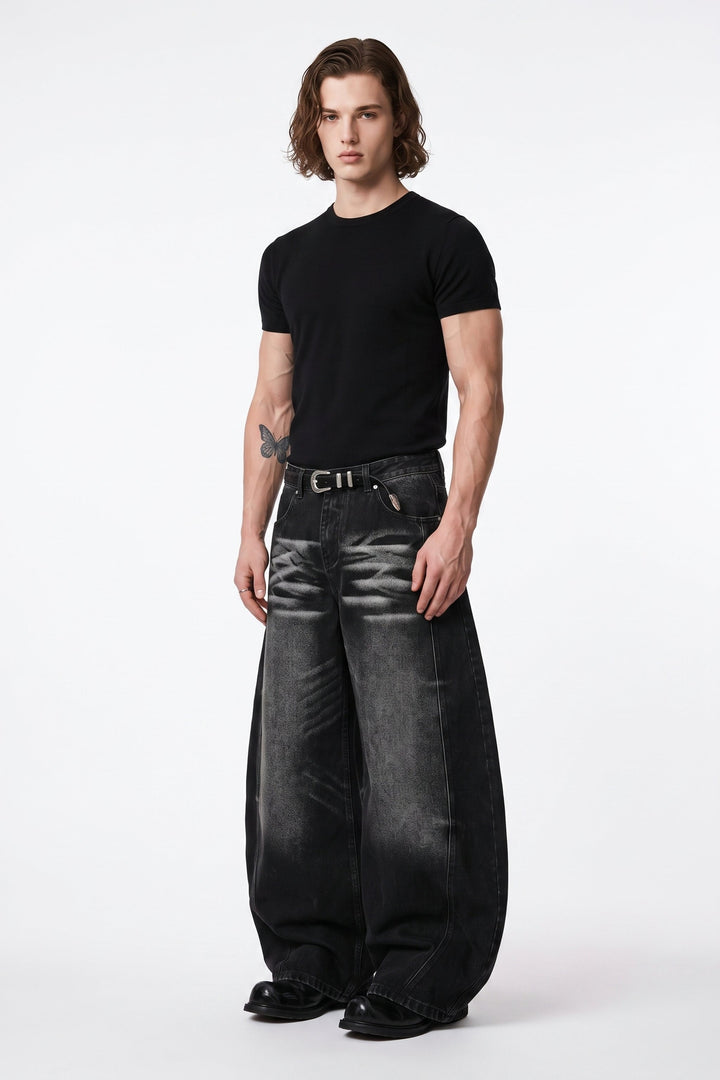 Washed Black Denim  na2681