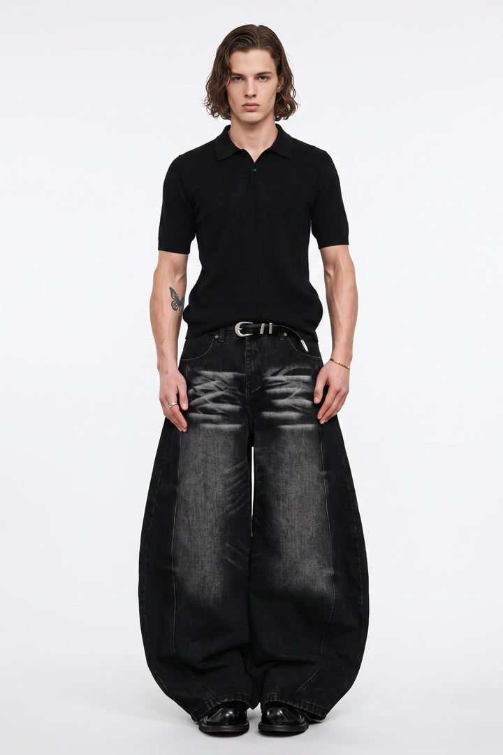 Washed Black Denim  na2681