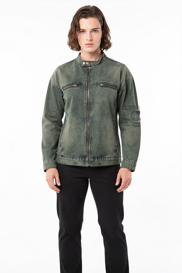 Washed Denim Jacket  na2712