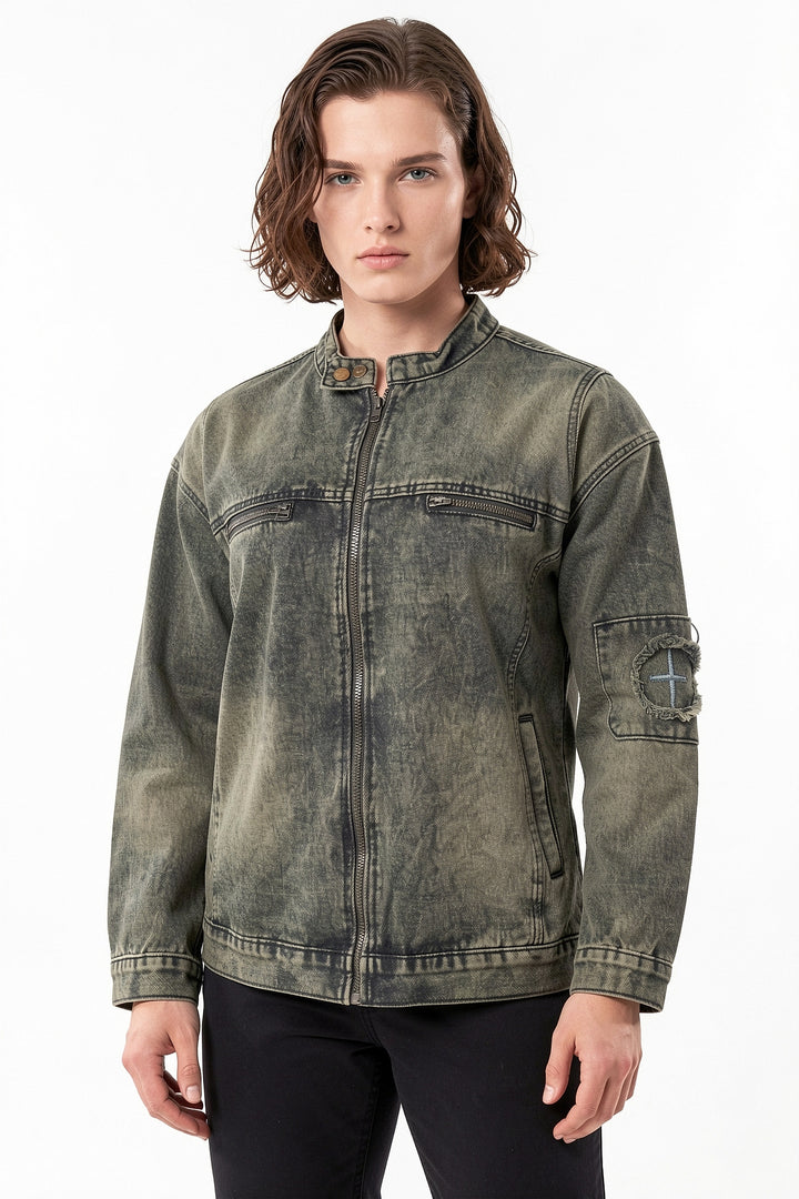 Washed Denim Jacket  na2712