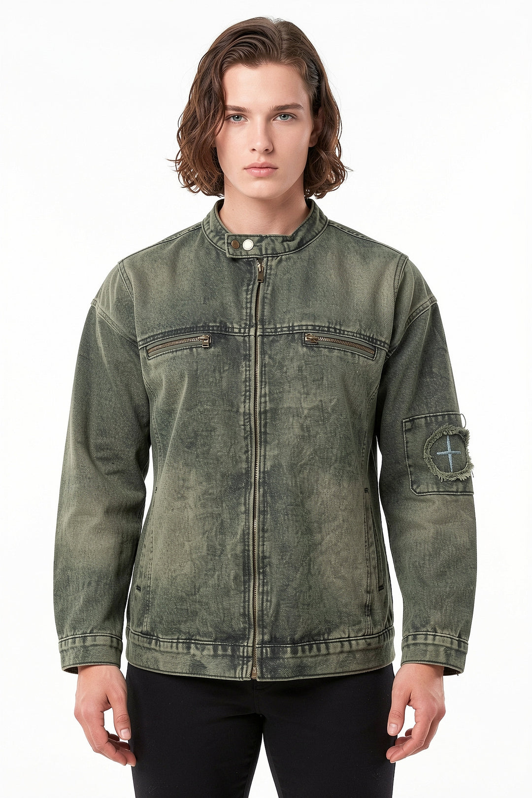 Washed Denim Jacket  na2712