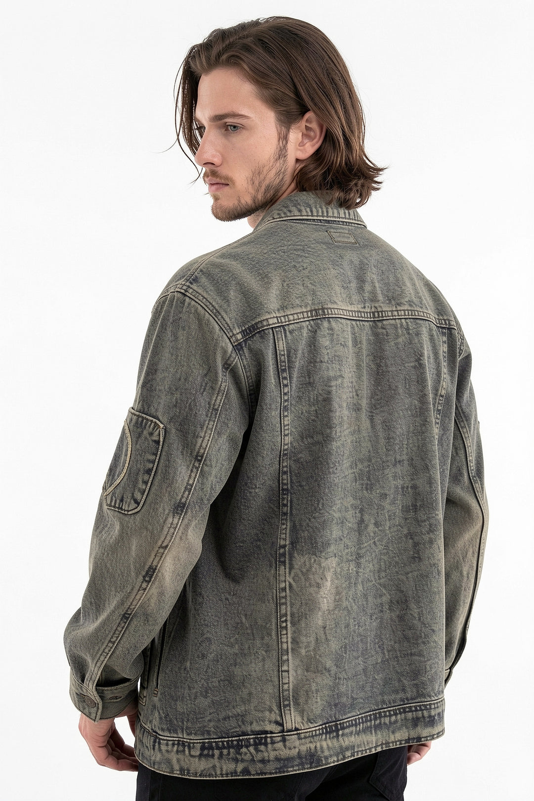 Washed Denim Jacket  na2712