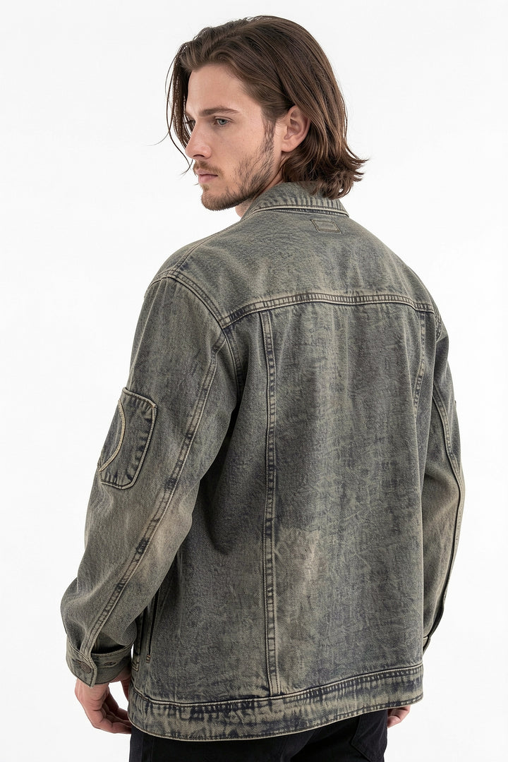 Washed Denim Jacket  na2712