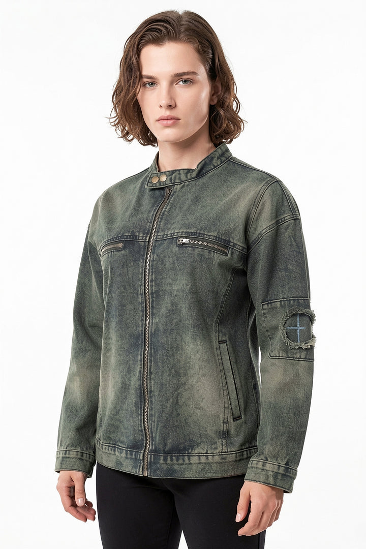 Washed Denim Jacket  na2712