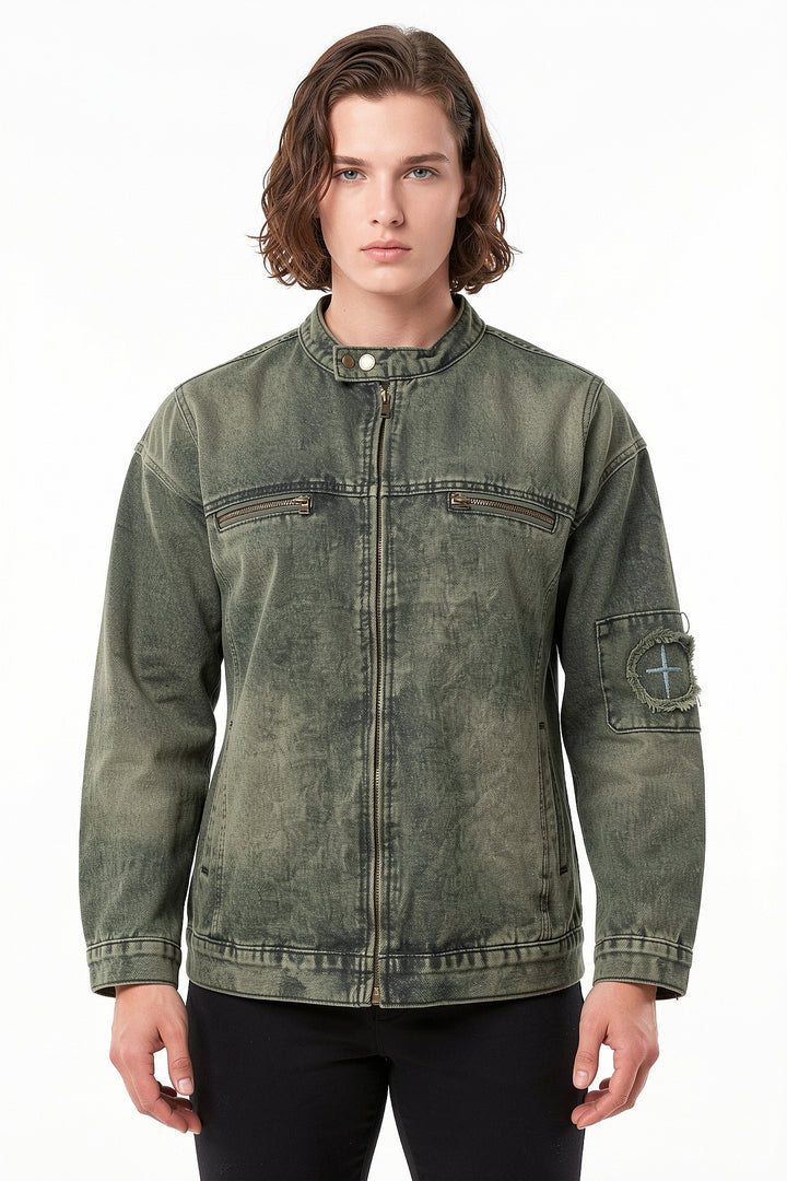 Washed Denim Jacket  na2712