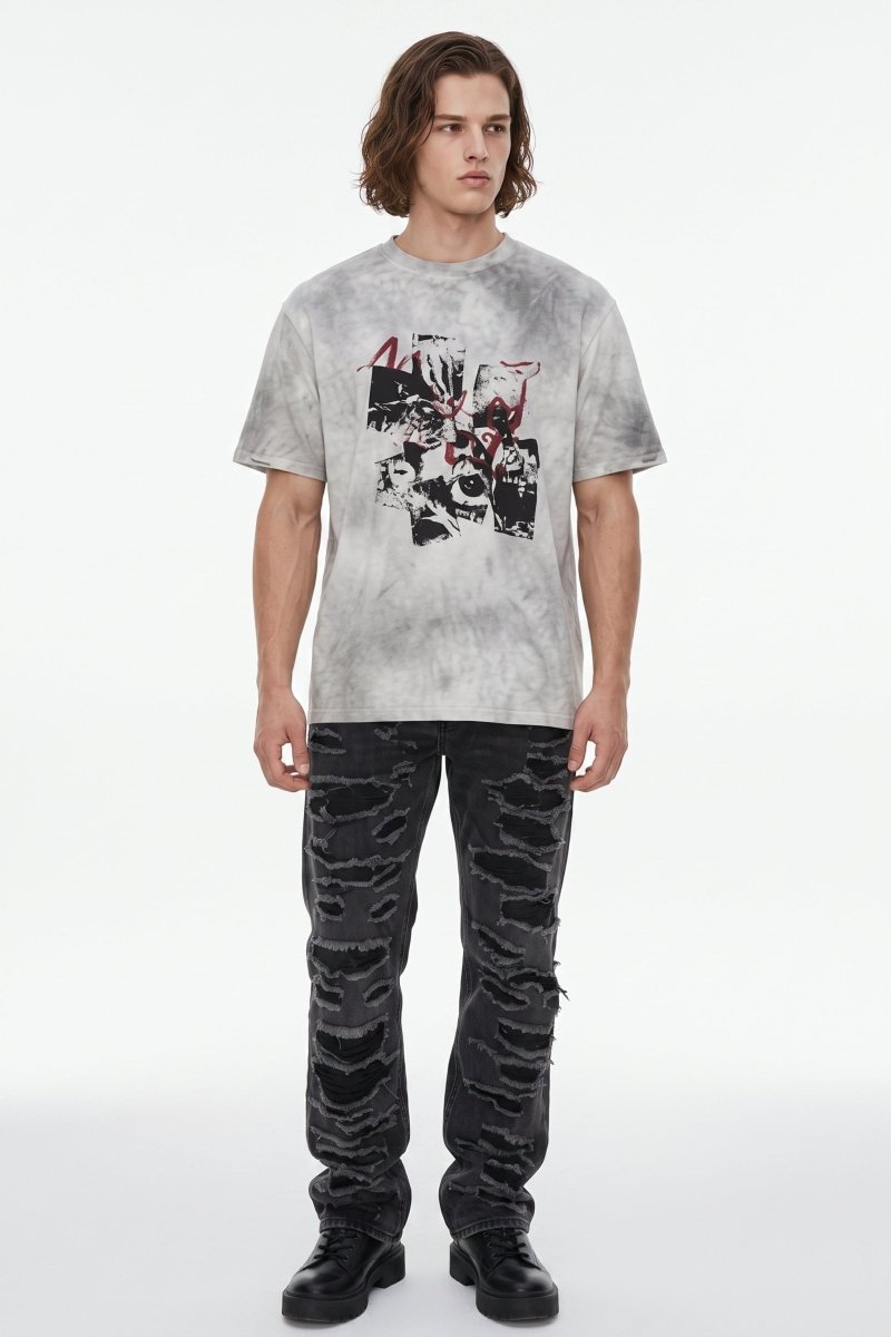 Distressed T-shirt  na2604