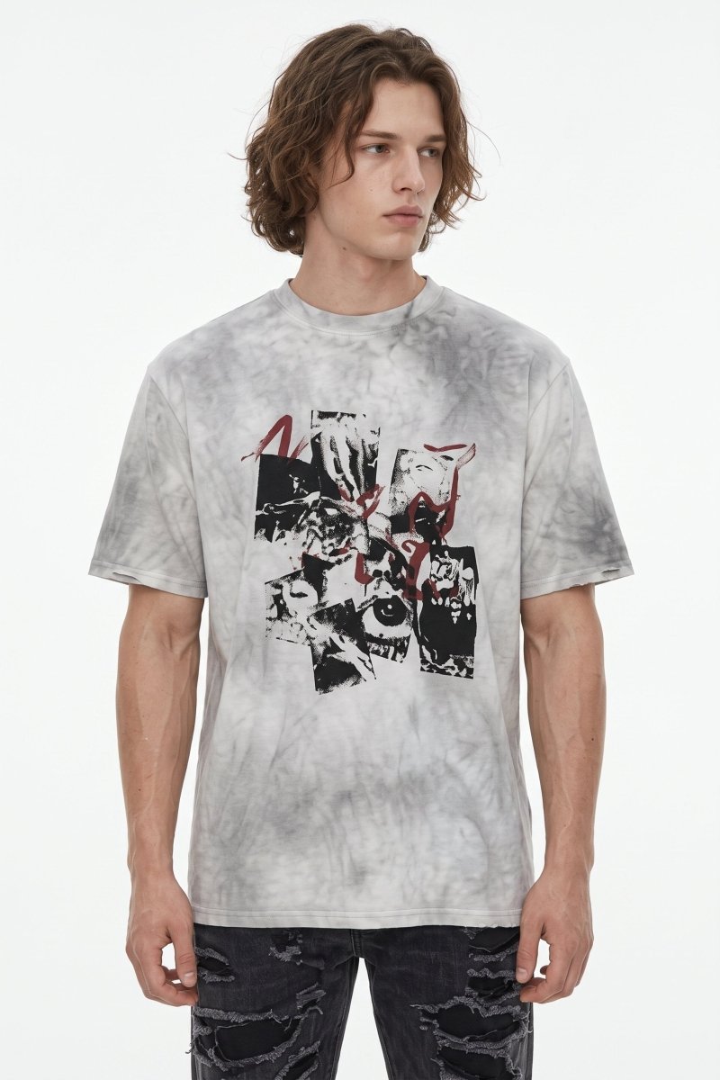 Distressed T-shirt  na2604