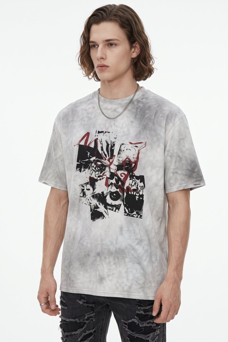 Distressed T-shirt  na2604