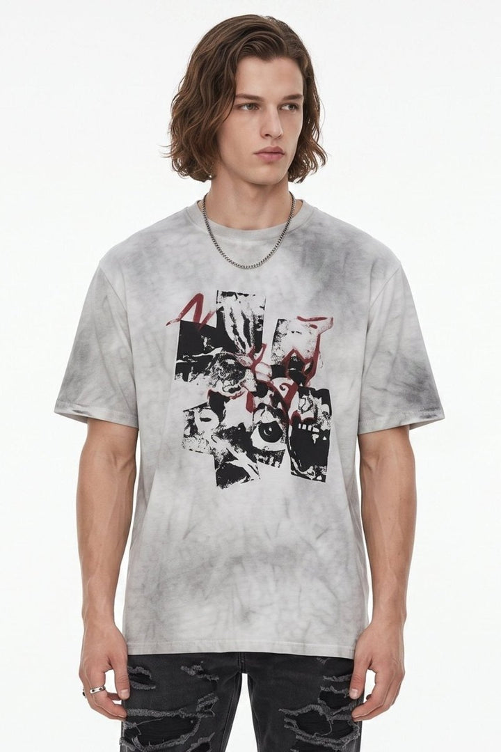 Distressed T-shirt  na2604