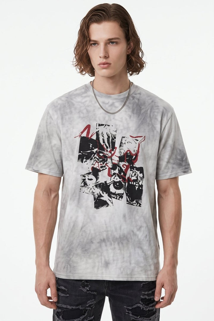 Distressed T-shirt  na2604
