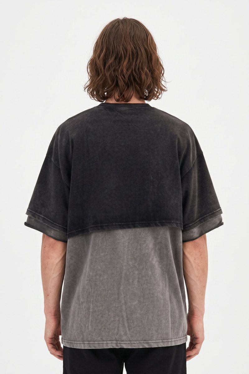 Layered Washed Tee  na2526