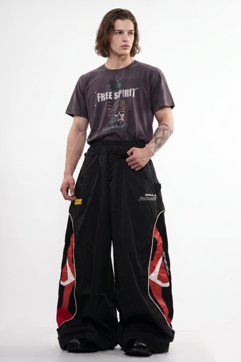 Wide Leg Track Pants na2597