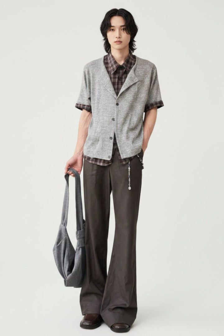 Short-Sleeve Cardigan  na2539