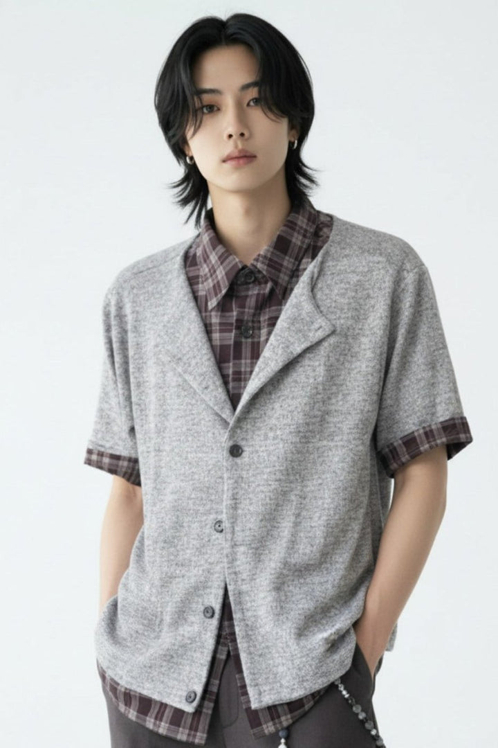 Short-Sleeve Cardigan  na2539