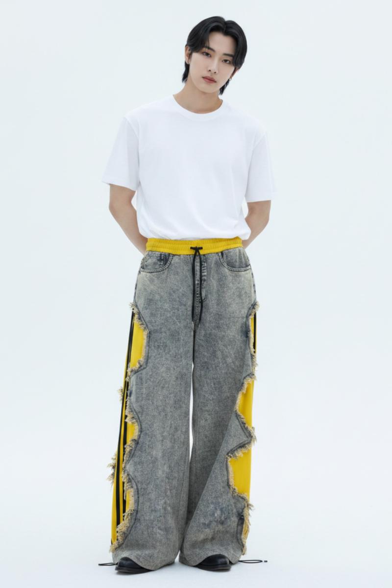 Cutout Denim Pants  na2619