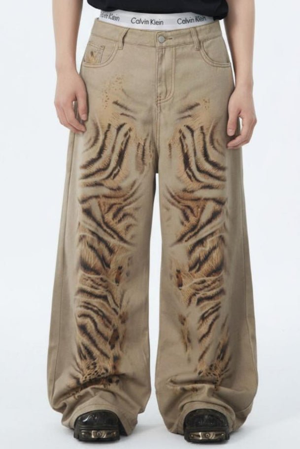 Tiger Print Pants  na2562