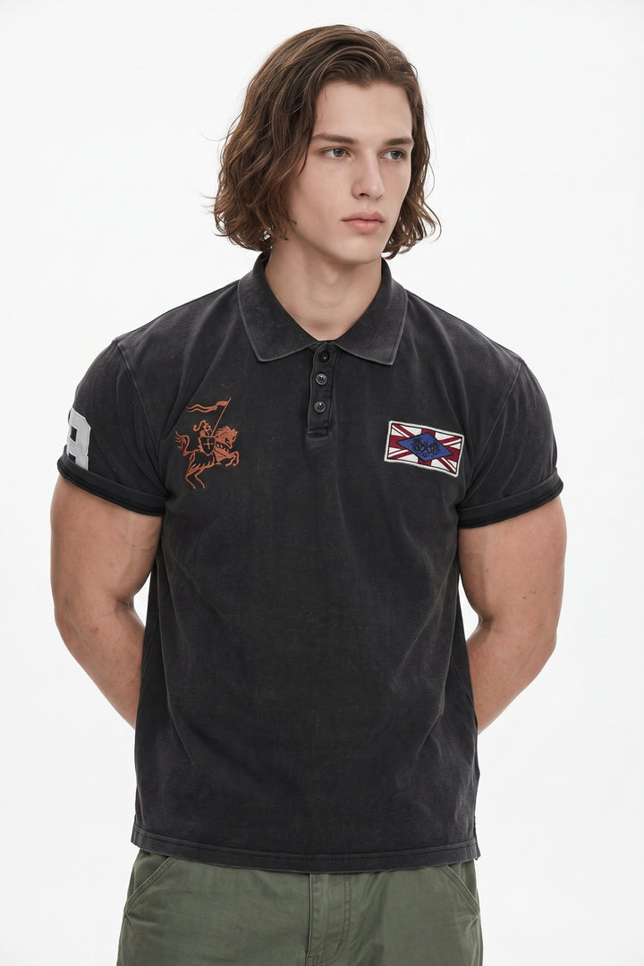 Washed Polo Shirt  na2670