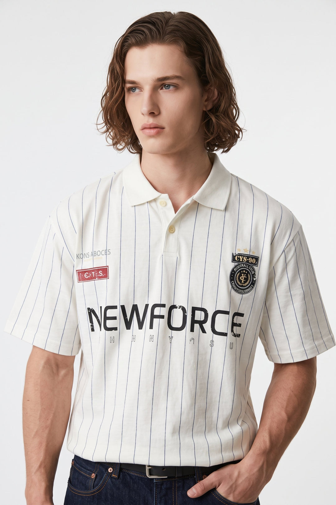 Striped Polo Shirt  na2667