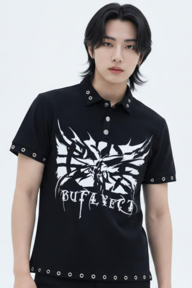 Graphic Polo Shirt  na2605
