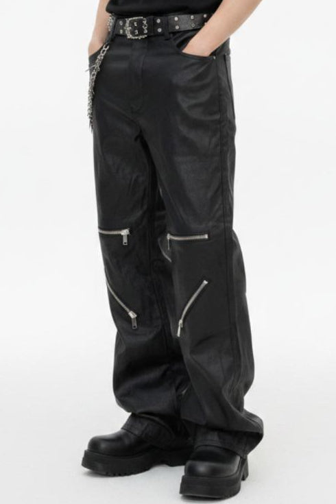 Punk leather pants  na2602