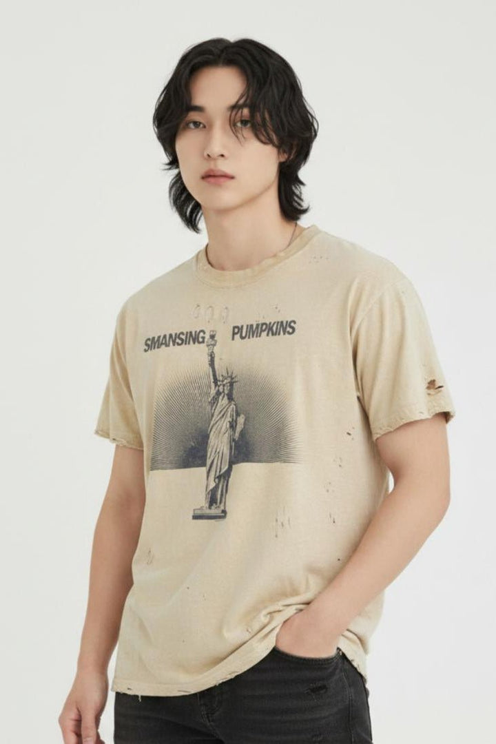 Graphic Band T-shirt  na2530