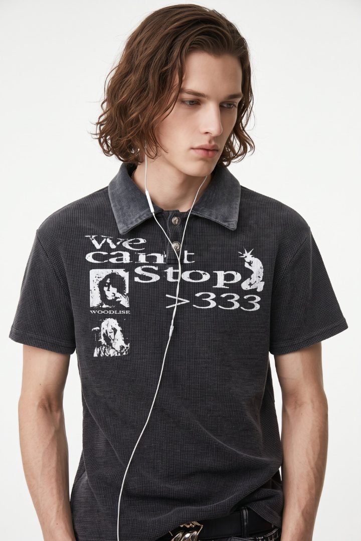 Textured Polo  na2662