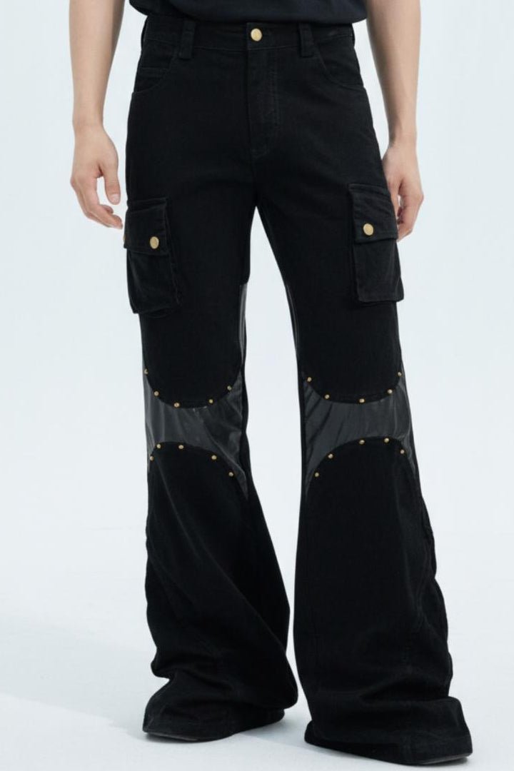 Studded Cargo Pants  na2561
