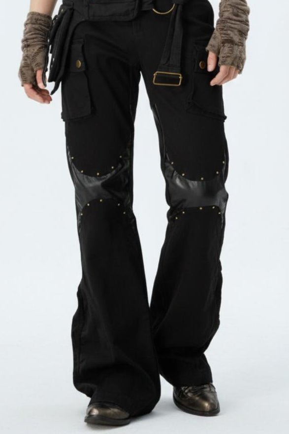Studded Cargo Pants  na2561